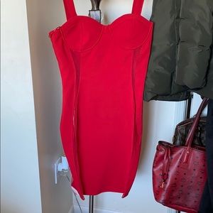 Sexy red dress